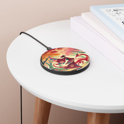 The Dragon Fairy’s Dance Wireless Charger – Enchanted Grace & Spring Magic