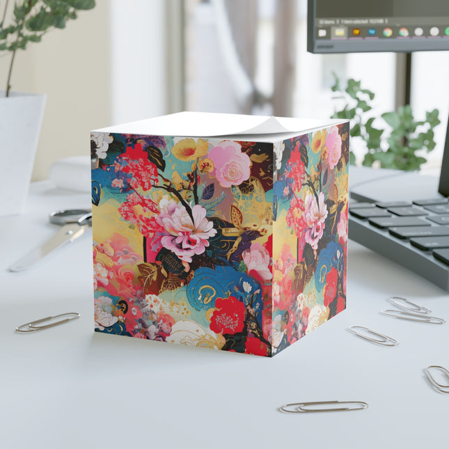 Ethereal Irises Note Cube