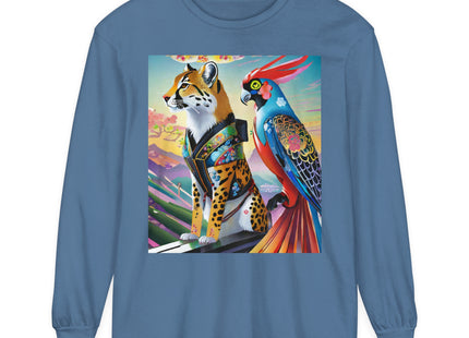 Cybernetic Duets Garment-dyed Long Sleeve T-Shirt