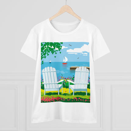 Tranquil Retreat Women's Midweight Cotton Tee