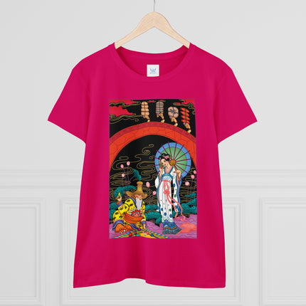 The Romance of Perfume by George Barbier Women's Midweight Cotton Tee