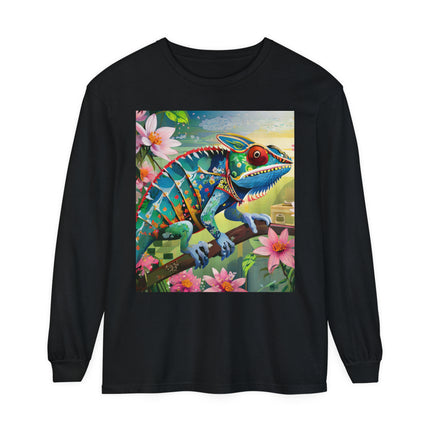 Camouflage Chameleon Long Sleeve T-Shirt