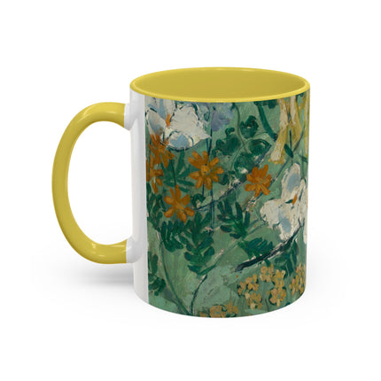 Flowers by August Babberger Colorful Mugs (11oz, 15oz)