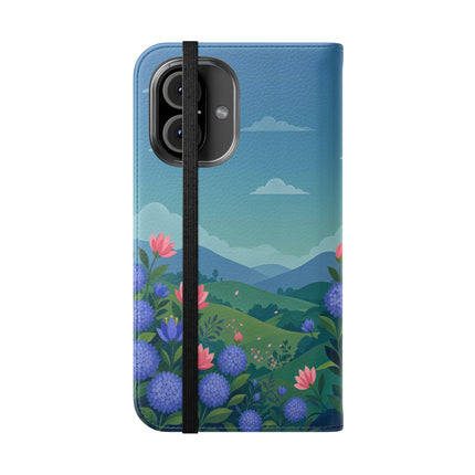 🌸🌿 The Garden Hide-And-Seek Flip Case – Art Deco Floral Whimsy
