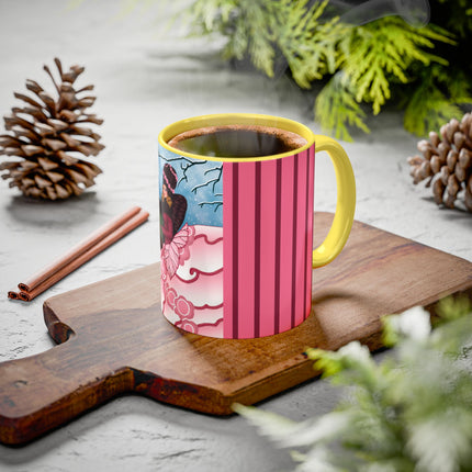 Winter Rose Empress Colorful Mugs (11oz, 15oz)