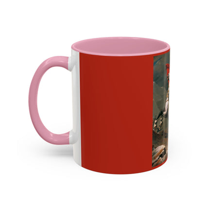 Napoleon Crossing the Alps by Jacques-Louis David Colorful Mugs (11oz, 15oz)
