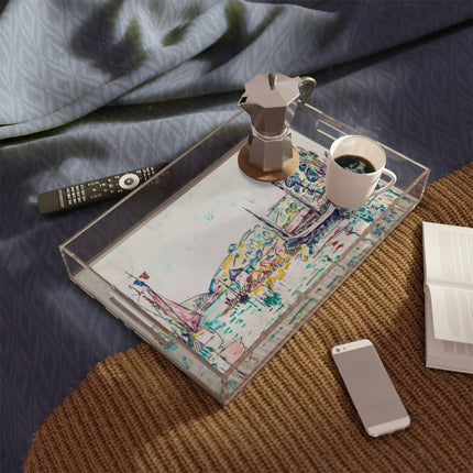 Concarneau by Paul Signac Acrylic Serving Tray