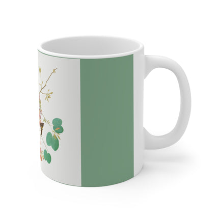 Orange-Headed Ground Thrush by Shaikh Zain al–Din Ceramic Mug 11oz