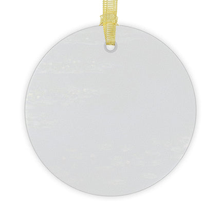 Water Lilies by Claude Monet Glass Ornament