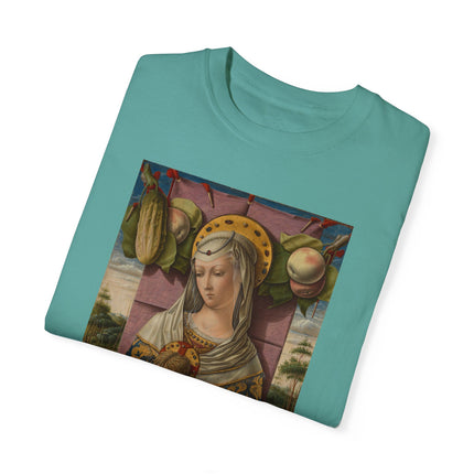 Madonna and Child by Carlo Crivelli Unisex Garment-Dyed T-shirt