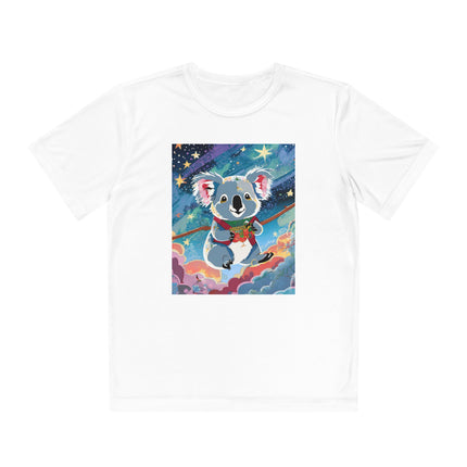 Cute Koala Youth Competitor Tee – Dreamy Skies & Whimsical Wonder
