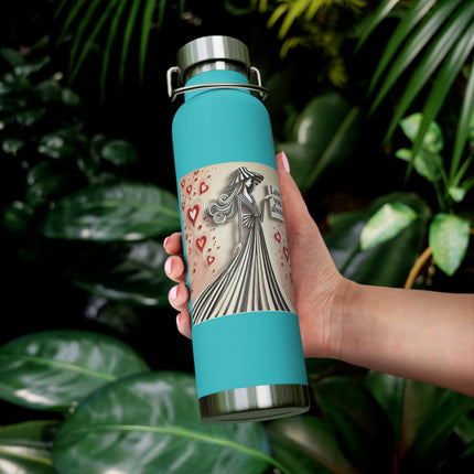 Love You Always Copper Vacuum Insulated Bottle, 22oz