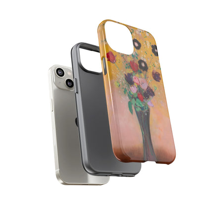 Vase of Flowers by Odilon Redon Phone Cases