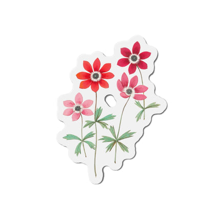 Anemoon, Anemone by Anselmus Boëtius de Boodt Die-Cut Magnets (5 Sizes)