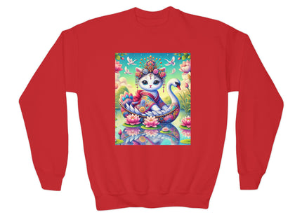 Geisha Kitten’s River Voyage Youth Crewneck Sweatshirt