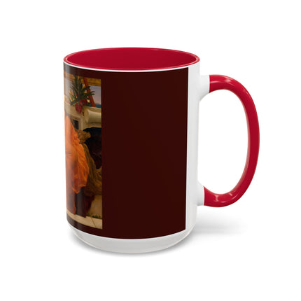 Flaming June by Frederic Leighton Colorful Mugs (11oz, 15oz)
