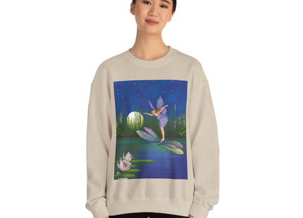 Fairy on a Dragonfly Heavy Blend™ Crewneck Sweatshirt