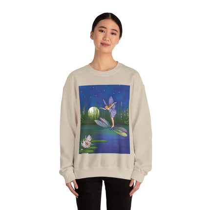 Fairy on a Dragonfly Heavy Blend™ Crewneck Sweatshirt