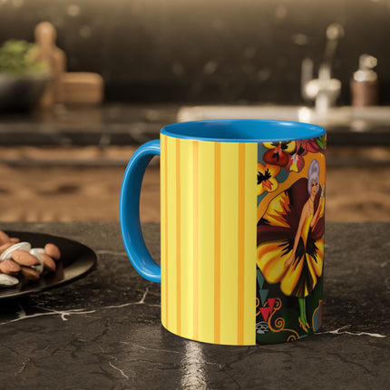 Enchanted Pansy Elegance Colorful Mugs (11oz, 15oz)