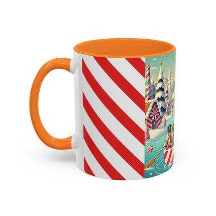 Nutcracker Candy-Striped Adventure Colorful Mugs (11oz, 15oz)