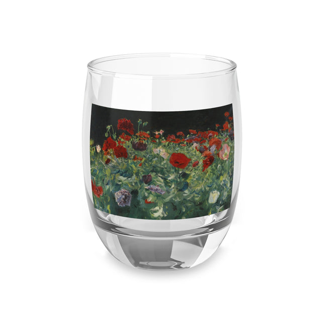 Poppies (A Study of Poppies for Carnation, Lily, Lily, Rose) by John Singer Sargent Whiskey Glass