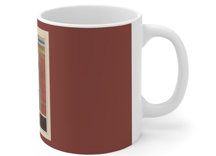 Pompeii Wall Pl.20 by Victor Steeger Ceramic Mug 11oz