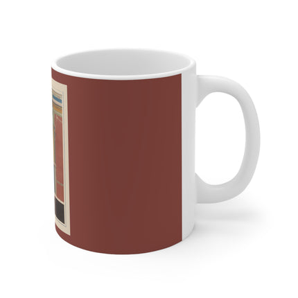 Pompeii Wall Pl.20 by Victor Steeger Ceramic Mug 11oz
