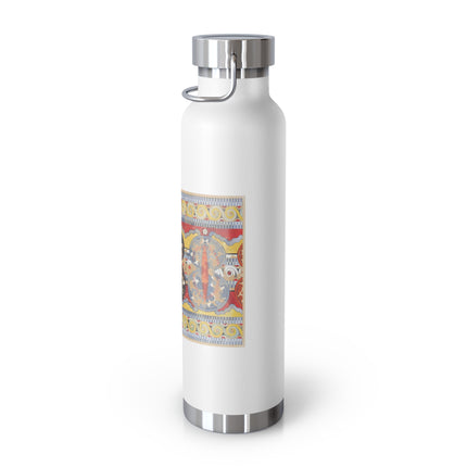 Reproduction of the Shield Frieze by Emile Gilliéron Copper Vacuum Insulated Bottle, 22oz