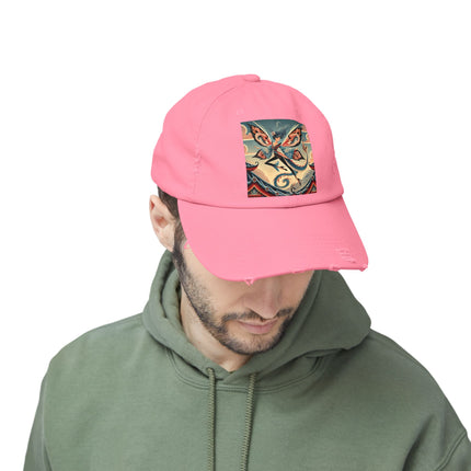 Dragon Fairy of the Temple Unisex Distressed Cap
