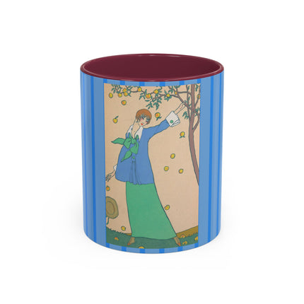 Le Verger by Georges Lepape Colorful Mugs (11oz, 15oz)