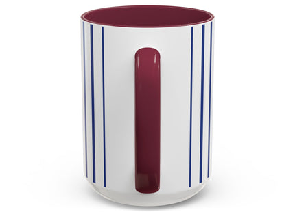 Snowman in Falling Snow Colorful Mugs (11oz, 15oz)