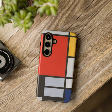 Composition with Red, Yellow, Blue, and Black by Piet Mondrian Phone Cases