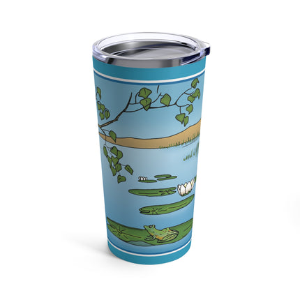 The Crow and the Frog Tumbler 20oz