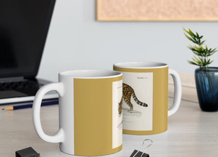 Jaguar by Charles Dessalines D' Orbigny Ceramic Mug 11oz