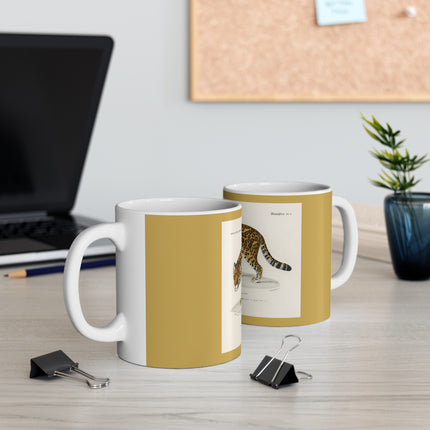 Jaguar by Charles Dessalines D' Orbigny Ceramic Mug 11oz