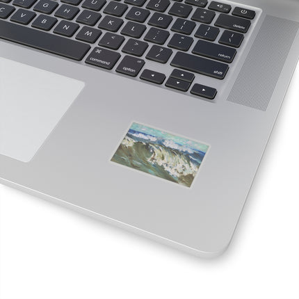 The Wave by Karl Hagemeister Kiss-Cut Stickers (4 Sizes)