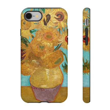 Vase with Twelve Sunflowers by Vincent Van Gogh Phone Cases