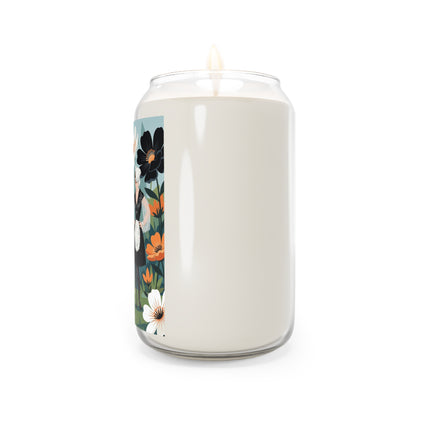 🌸☕ The Garden Tea Companions Scented Soy Candle – Art Deco Floral Fashion