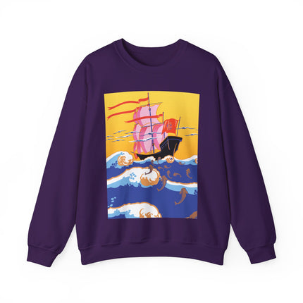 Golden Seas and Whimsical Dreams Heavy Blend™ Crewneck Sweatshirt