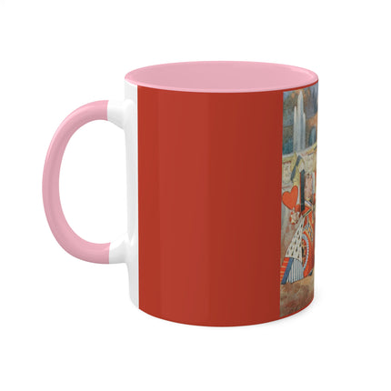 Off with her head! Off with— by Sir John Tenniel Colorful Mugs, 11oz