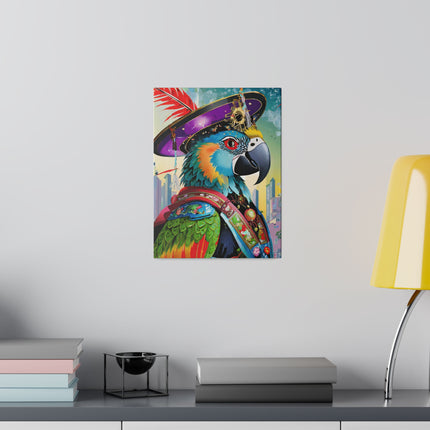 Tech Plumes Matte Canvas, Stretched, 0.75"