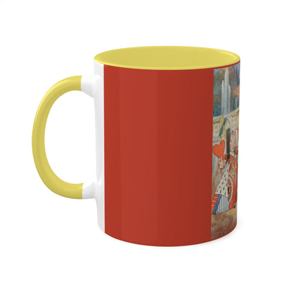 Off with her head! Off with— by Sir John Tenniel Colorful Mugs, 11oz