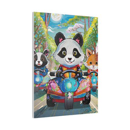Bumper Car Bonanza Matte Canvas, Stretched, 0.75"