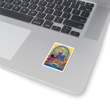 December & Tanzanite (from the Gem Series) by Sofia Chiostri Kiss-Cut Stickers (4 Sizes)