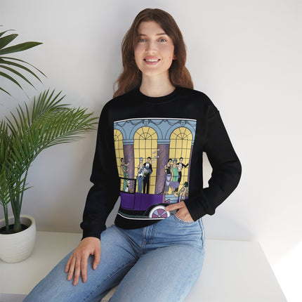 Au Revoir by George Barbier Heavy Blend™ Crewneck Sweatshirt