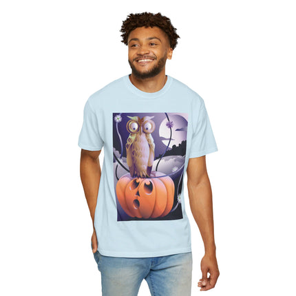 The Startled Pumpkin Unisex Garment-Dyed T-shirt