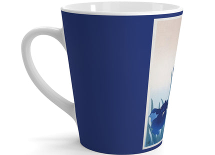 Irises by Ohara Koson Latte Mug
