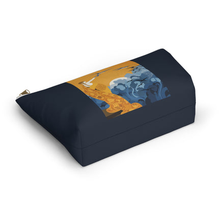 Falcon Mistress Cosmetic Bag – Art Deco Power & Golden Freedom