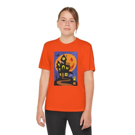 Halloween Night at the Haunted House Youth Competitor Tee