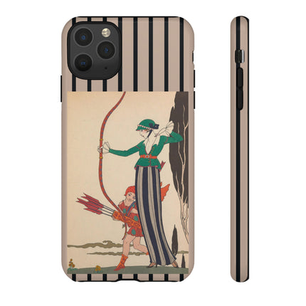 L'Arc Rouge by George Barbier Phone Cases